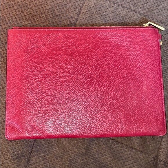 Michael Kors Dark Red Large Wristlet/ Bag - Picture 2 of 6